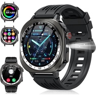 2026 Smart Watch (Answer/Make Call), 1.43" 3D-AMOLED Smartwatch for Men Women, 130+ Sports Fitness W