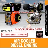 Mesin Penggerak Solar Engine Diesel 5 HP Matsumoto MDX 170 F MDX-170F