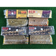 DID CHAIN 415 428 HEAVY DUTY RACING GOLD RANTAI  122 132 RANTAI MOTORSIKAL [100% ORIGINAL D.I.D]
