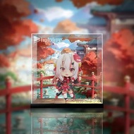 【AOWOBOX】Good Smile 黏土人 1951 Hololive 百鬼綾目 手辦 高透主題展示盒 展示箱 display box 亞加力 模型盒 亞加力展示盒 燈