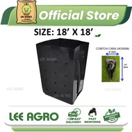 18X18 Durable UV Polybag/Extra Thick Black Poly Bag(Tebal)Hitam/Polibeg Semaian Fertigrasi/Tanah