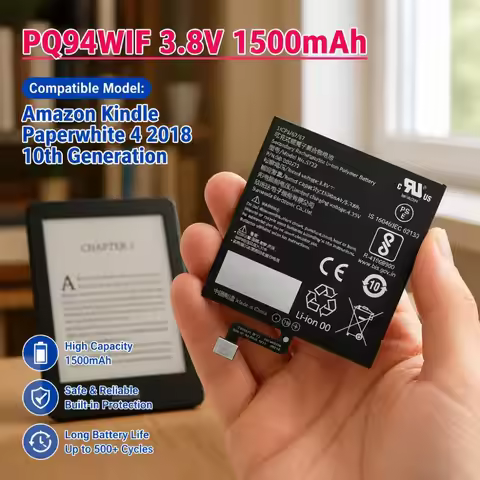 High-Quality PQ94WIF 1500mAh 3.8V Battery For Kindle Paperwhite 4 2018 10th Gen