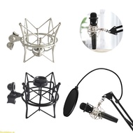 Doublebuy Microphone Shockproof Stand Mic Holder Clip Bracket Computer Microphone Karaoke Shockproof Frame Microphone St