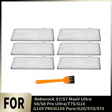 High Efficiency HEPA Filter For Roborock S7 S7 MaxV Ultra S8 S8 Pro Ultra T7S G10 G10S PRO G10S Pure