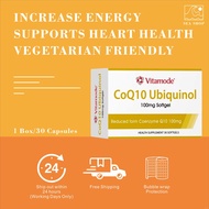 🔥BUY 3 FREE 1🔥100% Original CoQ10 Ubiquinol Health Supplement 100mg Softgel 30s EXP：2026-05