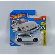 HONDA Hot Wheels Short 2019 Super Treasure Hunt THS STH 90 Civic EF WhiteHONDA