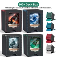 100+ Deck box Compatible with MTG Commander TCG Storage Box