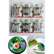 🌟READYSTOCK🌟10Pcs/Set Jelly Needles Art Tools Jello Flower 3D Decorating Cake Gelatin Pudding Nozzle