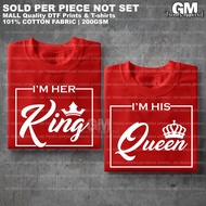 【NEW】2026 GM TRENDS APPAREL-A030|MALL QUALITY|KING QUEEN COUPLE TSHIRTS