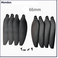 MUNDAN Folding Propeller Blades, Plastic Black Remote Control Drone Parts, Universal 58mm/66mm Quadc