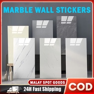 Malay spot goods 30x60cm wall sticker waterproof/wall sticker Marble Wall Tile Paper KitchenWall Sti