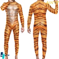 AINTP Leopard Print Jumpsuit - Funny Adult Halloween Costume