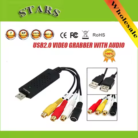 USB 2.0 video card capture grabber Adapter of chipset STK1160 for TV VHS DVD to usb converter suppor