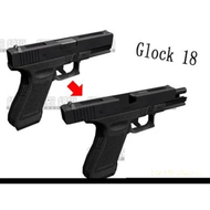 CS 3D Assembly Paper Glock 17 Glock 18 Model Gun  Miniature Model Building Blocks Toy Gift for Boy Kids A305
