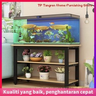 Fish Tank Rack Steel Wood Aquarium Base Cabinet Turtle Tank Rack Metal Base Cabinet Fish Tank Table 