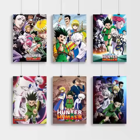 Anime Hunter X Hunter Classic Movie Posters HD Quality Poster Wall Art Painting Study Nordic Home De