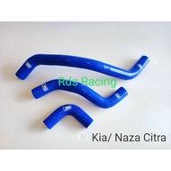 SAMCO Brand Silicone Radiator Hose Kia Naza Citra / Carren Blue  ~ Ready Stock