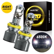 AUXITO 1Pair H11 H7 Car LED Headlight Projector Lens 120W 25000LM RHD Canbus 6500K White Hi/Lo Beam 