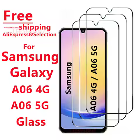 1/4Pcs Tempered Glass Screen Protector for Samsung Galaxy A06 4G 5G - Smartphone Protection Suitable