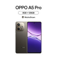 [New] OPPO A5 Pro (8+128G) ดีไซน์สวย ทนทาน AI LinkBoost กันน้ำ/กันฝุ่น IP69กล้อง 50 MP ชาร์จไว 45W แ