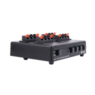 SP-24 Mini 2-IN-4-OUT Stereo Audio Selector Amplifier Switcher Box Speaker Splitter Durable Easy Ins