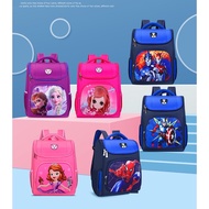 *Ready Stock* Children School Bag Student Boy Girl Big Backpack Waterproof Kids Book Gift Frozen Spi