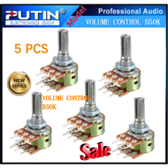 The 5PCS VOLUME CONTROL B50K ohm 6 pins Volume Control Dual Linear Taper Switch