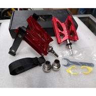 MERAH Pedal GT QUICK RELEASE KICK STAND RED FOLDING BIKE FOLDING BIKE FOLDING BIKE
