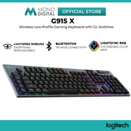 LOGITECH G915X / G915X TKL WIRELESS LOW PROFILE GAMING KEYBOARD WITH LIGHTSPEED / GL SWITCHES / LIGH