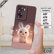 OPPO A57 Case -OPPO A76 -OPPO A77 -OPPO A77s _Cool, flexible, elastic, black silicone casing