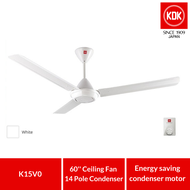 KDK Ceiling Fan K15V0 / K14YZ / K11Z1 3 Blade 5 Blade Remote Control Kipas Siling [Ready Stock]