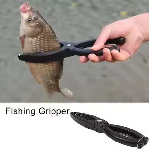 1pc Outdoor Fish Control Device Plastic Clamp Fishing Lip Grip Tool Controller Lure Fish Clamp Non-s