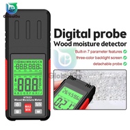 HT633 Digital Wood Moisture Meter Penguji Kelembapan Kayu Hygrometer Kayu Pengesan Lembap dengan Pap