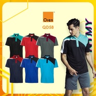 NTMY Oren Sport Quick Dry Cool Fit Polo Tee Microfiber Unisex Collared T-shirt QD58