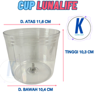 Sparepart Pisau Cup Cover Mesin Blender Chopper Kapsul Lunalife Bintang 5