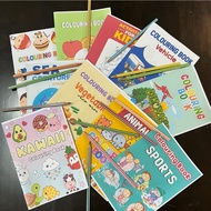 Buku Mewarna | Children A5 Cartoon Colouring Book Kids Drawing Book Buku Peletak Kanak Kartun Buku M