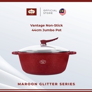 Vantage 44cm Non-Stick Jumbo Pot | Premium Large Capacity Cookware Jumbo Pot