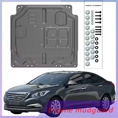 Higher Quality Alloy Under Engine Guard Plate Splash Shield Mud Fender Cover For Hyundai i30‌ 2014-2