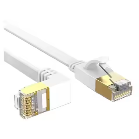90 Degree Ethernet Cable RJ45 Cat6 Lan Cable Flat Network Flat Cable Patch Cord 1-10m For Modem Rout