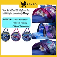 Tenso Kid Bed Tent Kids Baby Dream Tent Foldable Play Tent (220cm x 80cm) - 3 Design
