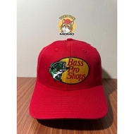 MERAH Trucker Hat Bass Pro Shops 6 Red Panel