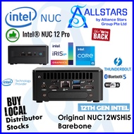 (ALLSTARS : 12Gen NUC Crazy PROMO) Intel NUC12WSHi5 / NUC12WSHi5000 Mini PC Barebone (Intel Core i5 1240P / Dual HDMI 2.0b w/HDMI CEC, Dual DP 1.4a via Type C / Front: 2x USB3.2, Rear: 2x USB4 type-C, 1x USB3.2, 1x USB2) / WIFI6E + BT5.0) NUC12WSH