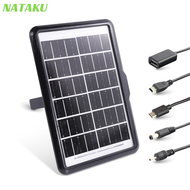 Nataku แผงโซล่าเซลล์ 5W 6V Solar Cell แผงโซล่าเซล แผงพลังงาน ไฟโซล่าเซล โซล่าเซลล์ ชาร์จ power bank SOLAR Panel ค่าไฟ 0 บาท