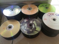 Kepingan Kaset CD VCD DVD Bekas Buat Kerajian Hiasan dll