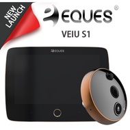 Eques VEIU S1 Pro WiFi door viewer( Free Installation, WiFi Socket, 32GB SD Cards, 3 Meter length Charging Cable )