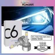 C6 Original Headlight LED H1 H3 H4 H7 H11 9005 9006 Fog Light Bulb Fog Lamp H7 2pcs