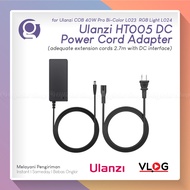 ULANZI HT005 DC Adapter for L024 L023 RGB Light 40W Electric Power Cable Adapter for Bi-Color PRO L 