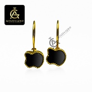 6K Gold Jewelry Apple Crystal Earrings