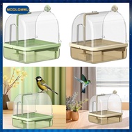 [mcqlqmwu] Hanging Birds Bath Parrot Bathing Tub Cage Bird Shower Parrot Water Shower Bowl for Canar