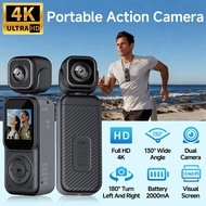4K Ultra HD Action Camera with Stabilization, Night Vision, Outdoor Sports DVR Recorder B3Q3